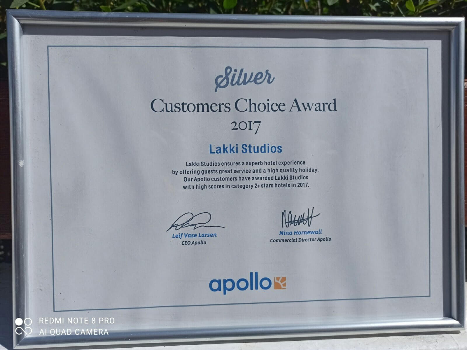 Customer choice award