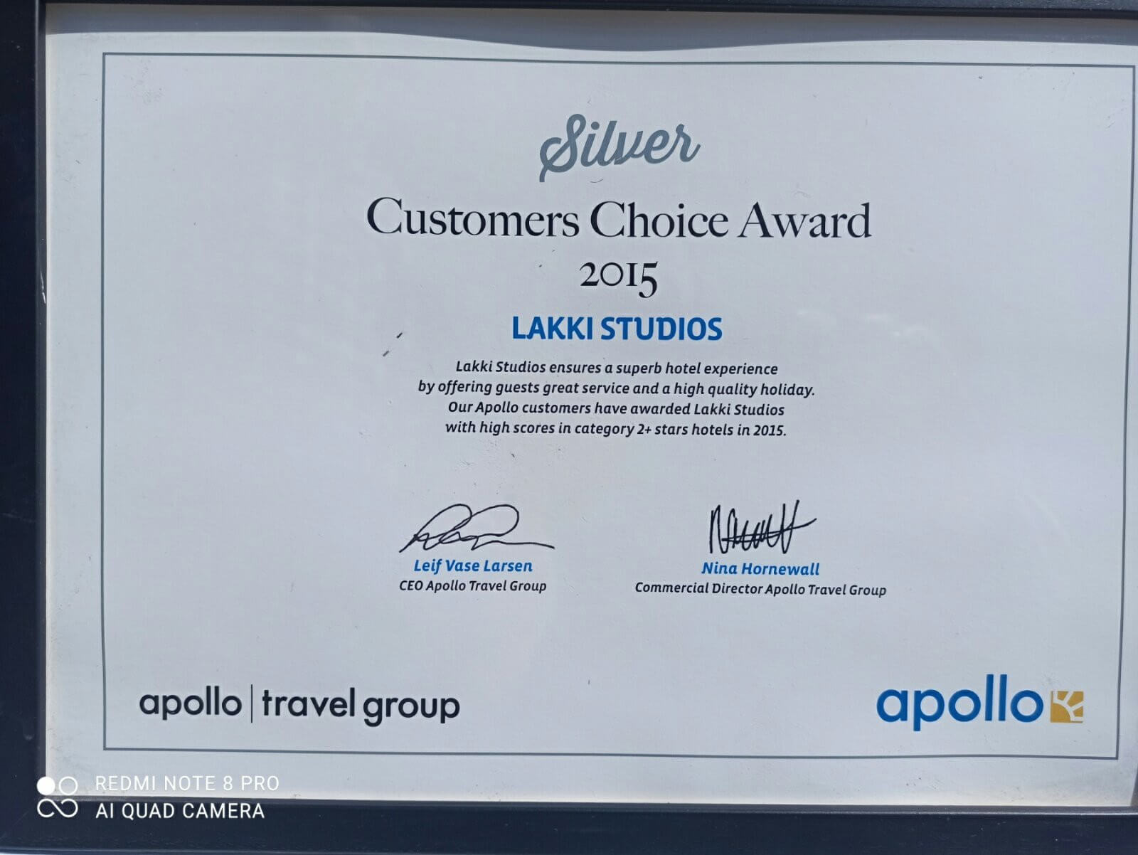 Customer choice award