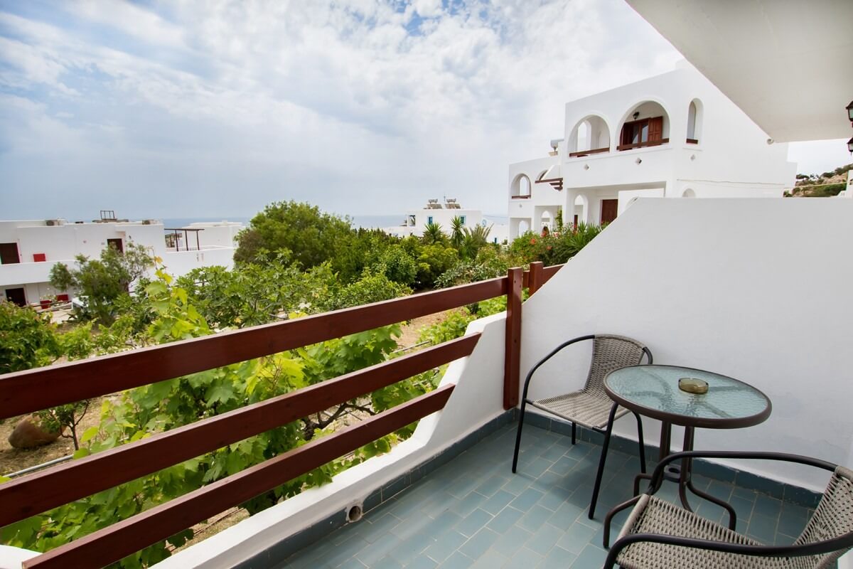 Balcony with plants