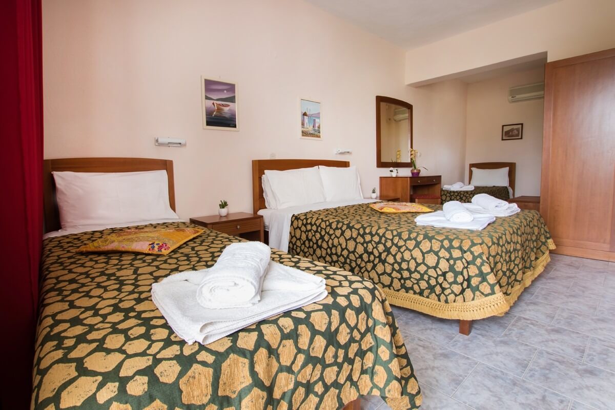 Room with two beds